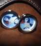 Puffin cufflinks, free shipping, gift wrapped, great image, Ref 8513 - Image 6