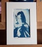 Mata Dolorosa Sculpture Cyanotype Photo Print O.O.A.K. Home Decor Art - Image 2