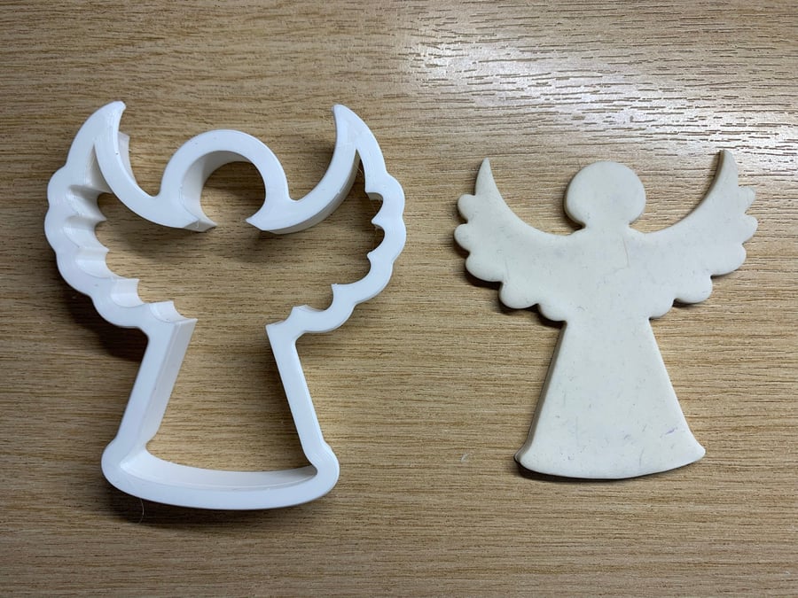 Christmas Angel Shaped Cookie Cutters - 4 Sizes