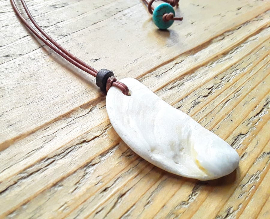 Surfer Style Shell Pendant