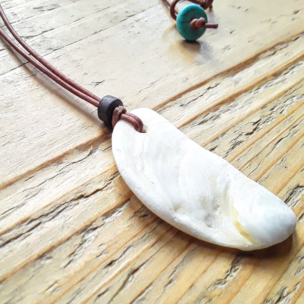 Surfer Style Shell Pendant