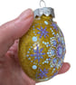 Hand painted dot painted Christmas Ornament - Image 2