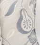Embroidered pastel green envelope cushion cover.   - Image 8