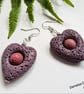 Lava Rock -Lava Stone & Mookite Earrings. - Image 1
