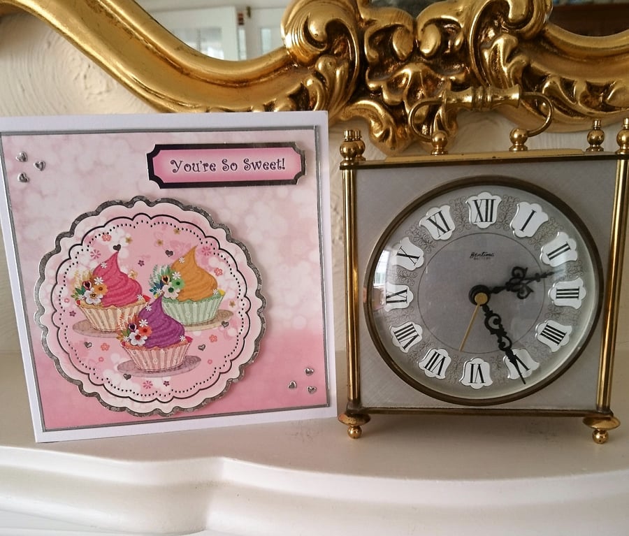 All Occasion Card "You're So Sweet!", Birthday,Friendship,Thank You,Free P&P UK 