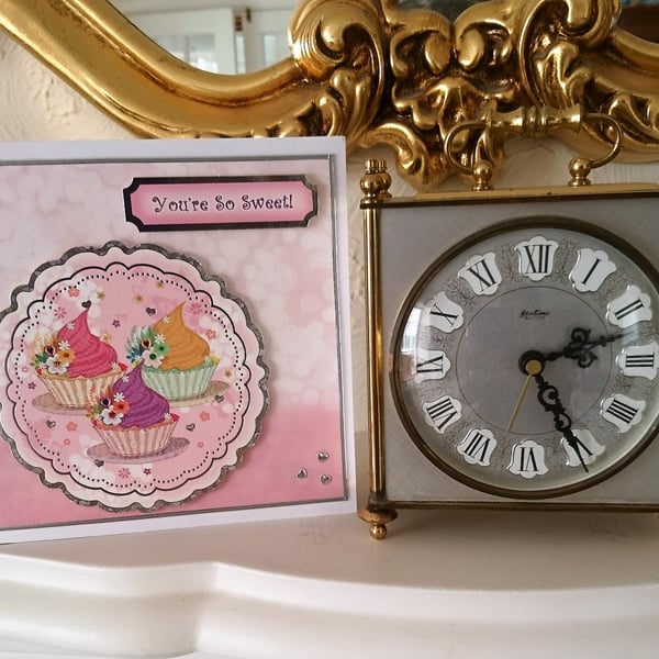 All Occasion Card "You're So Sweet!", Birthday,Friendship,Thank You,Free P&P UK 