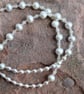 Grey Pearl and Faceted Labradorite Necklace with a 14k Gold Filled Trigger Clasp - Image 5