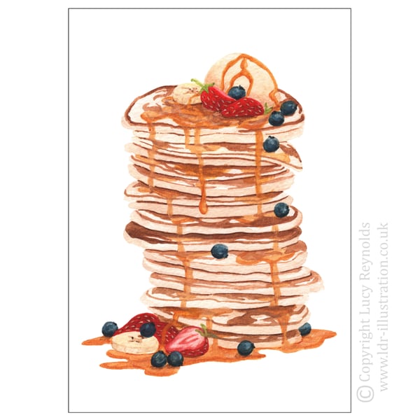 Pancakes Print A3