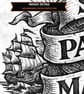 Sic Parvis Magna Latin Quote Engraving Vintage Intaglio Line Art (Digital Downlo - Image 2