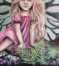 Little Fairy Girl. Original artwork - Image 5