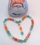 Glass Crystal Beaded Christmas Heart Sun Catcher, Valentine Heart Decoration - Image 7