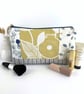 Large Make up Bag with Patchwork Panels - Image 1
