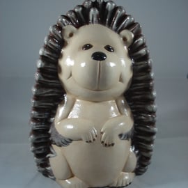 Ceramic Woodland Animal Mammal Hedgehog Figurine Ornament Decoration.