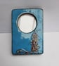 SMALL ENAMELLED PHOTO FRAME DEPICTING THE SEA - SEA GREEN - Image 2
