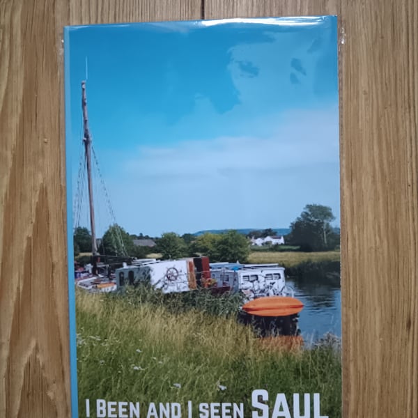 Brightly detailed canal themed 120 lined paper notebook