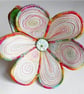 Textile Art Flower