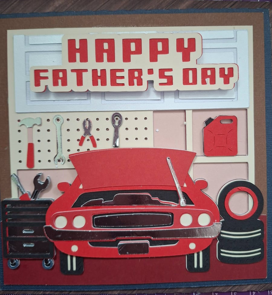 Father's Day Card - Dad's Garage