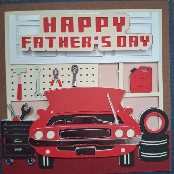 Father's Day Card - Dad's Garage