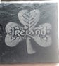 Set of 4 Ireland Irish Eire Slate Coasters, Rustic, Celtic - Shamrock - Harp - Image 2
