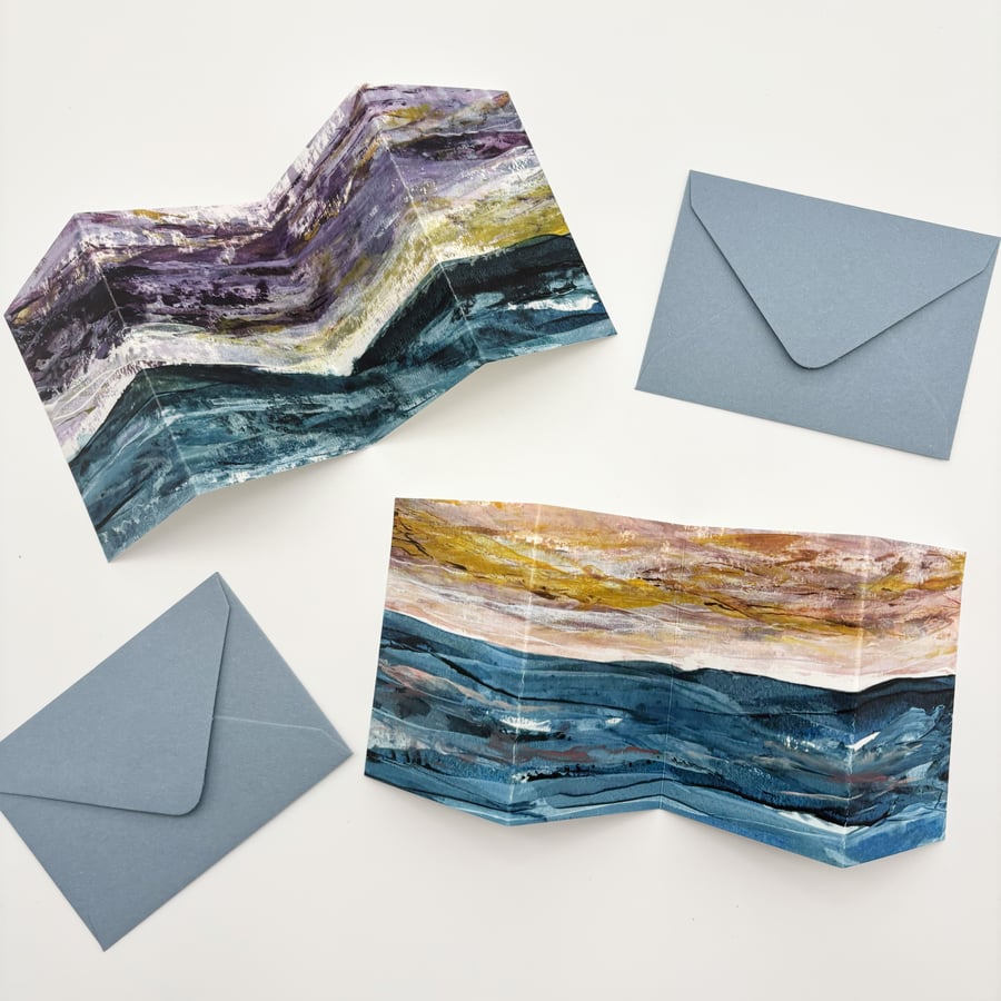 Perfectly Imperfect Seascape Concertina Card Set - Sample 59