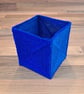 Large desk tidy - blue with dark blue edging - Image 2