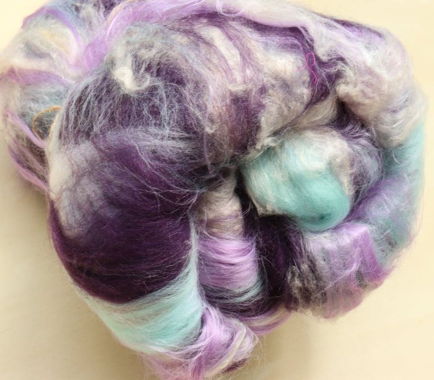 100g 'Bitsa Batt' Art Batt for Spinning