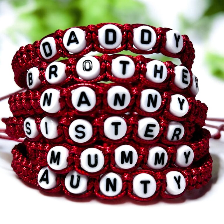 Family bracelet gift for sister brother and relatives