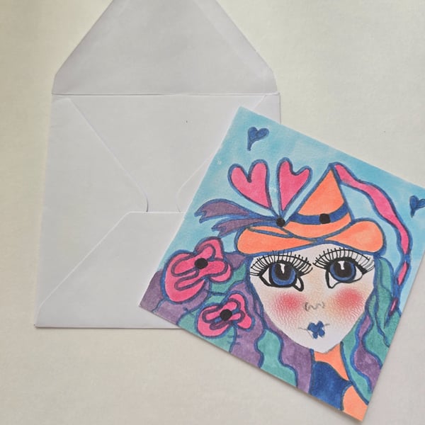 Fairy Witch Greeting Card
