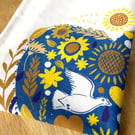 When Doves cry tea towel Charity fund raiser DEC Ukraine appeal 