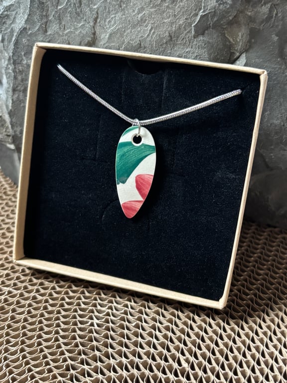 Handmade Pendant Necklace, Unique, One of a Kind, Eco Friendly Gifts. Recycle.