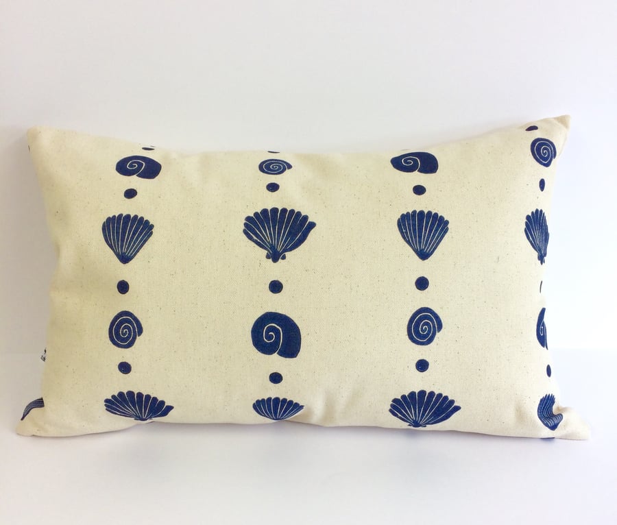 Shell stripe cushion