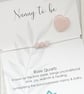 Nanny to be, Pregnancy Reveal Gifts, New Grandparents, Crystal Bracelet - Image 9