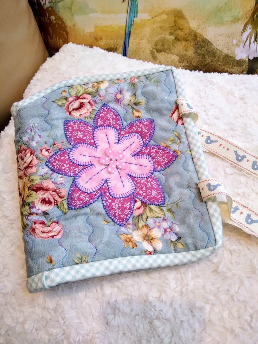 Appliqued quilted fabric CAFITIERE COSY