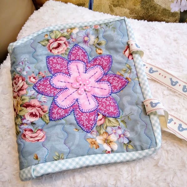 Appliqued quilted fabric CAFITIERE COSY