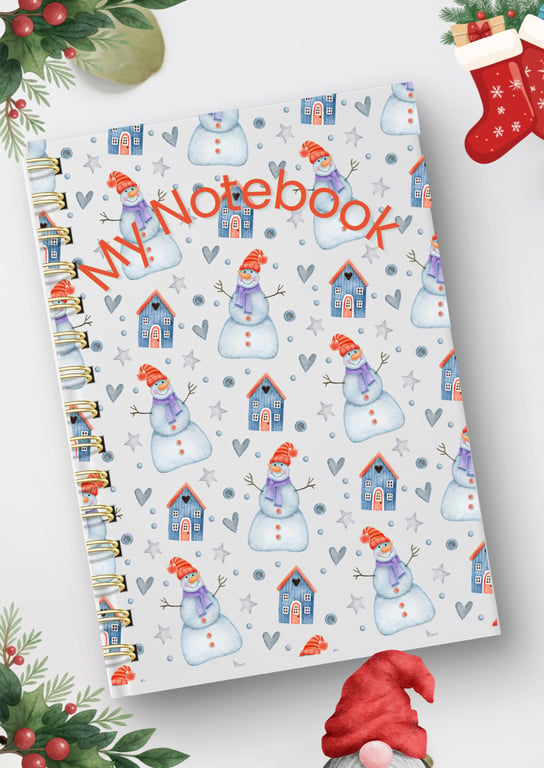 Snowman Children's Notebook
