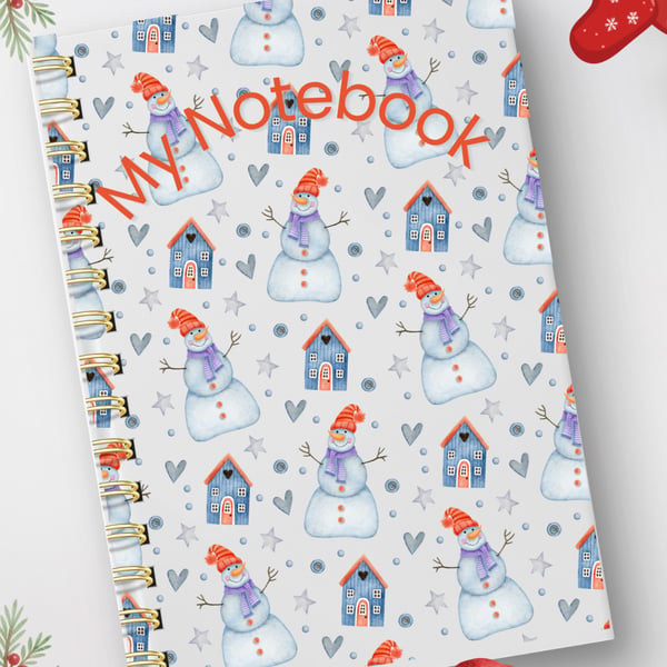 Snowman Children's Notebook