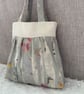 Tote Bag, Pleated Tote Bag, Linen, Day Bag, Handmade Bag, Voyage Fabric - Image 4