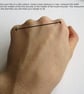 Copper heart bangle, 7th anniversary gift, Romantic jewellery - Image 10