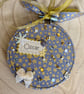 Personalised Gold Star Bauble - Handmade Grey Ornament - Image 4