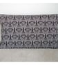 Cushion Cover Black and White Art Nouveau Oblong Rectangle Bolster Case 16"x12" - Image 1