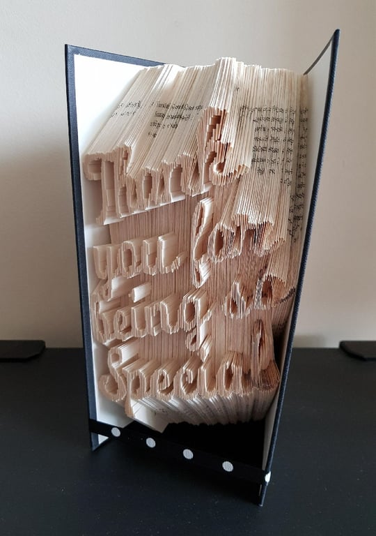 Thank you for being so special COMBI Book Folding Pattern - EMAILED PDF PATTERN