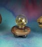 Magical scrying glass on table crystal ball OOAK Sculpt by Ann Galvin
