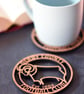 Individual Derby County FC Coaster - Image 3