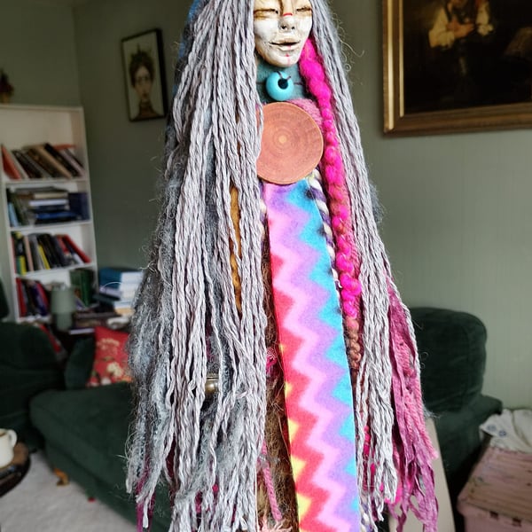 Spirit Doll, witches ward, shaman doll,altar,witch,witchcraft, healing 