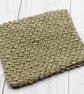 Hand knitted pouch in beige - Image 6