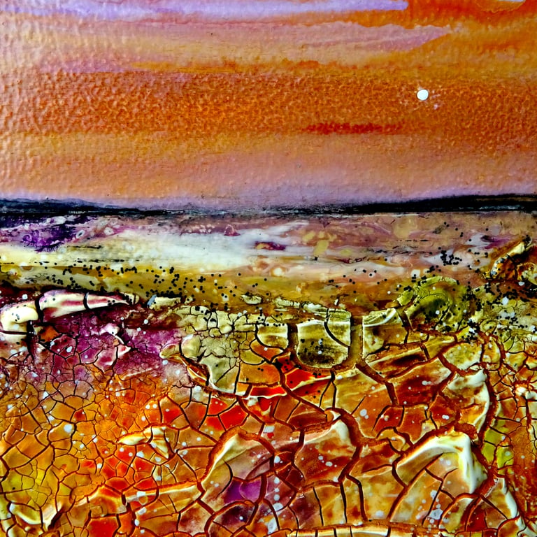Miniature Original Painting - Seascape