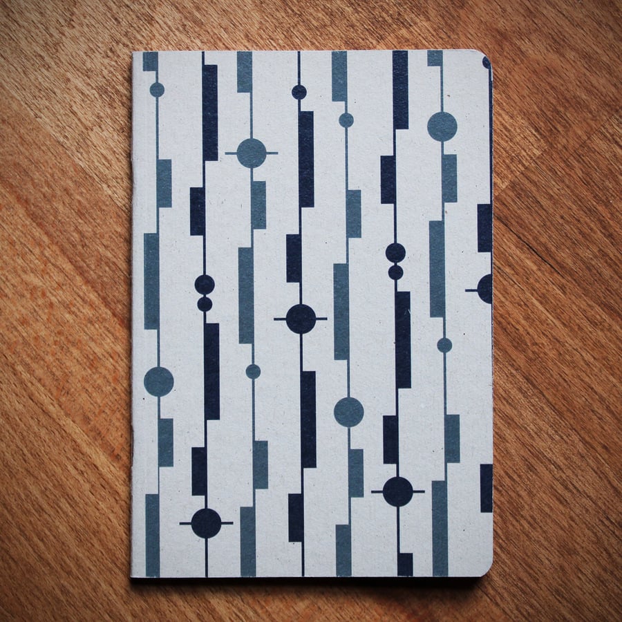 ARC03.2 A6 pocket notebook with graphic pattern cover