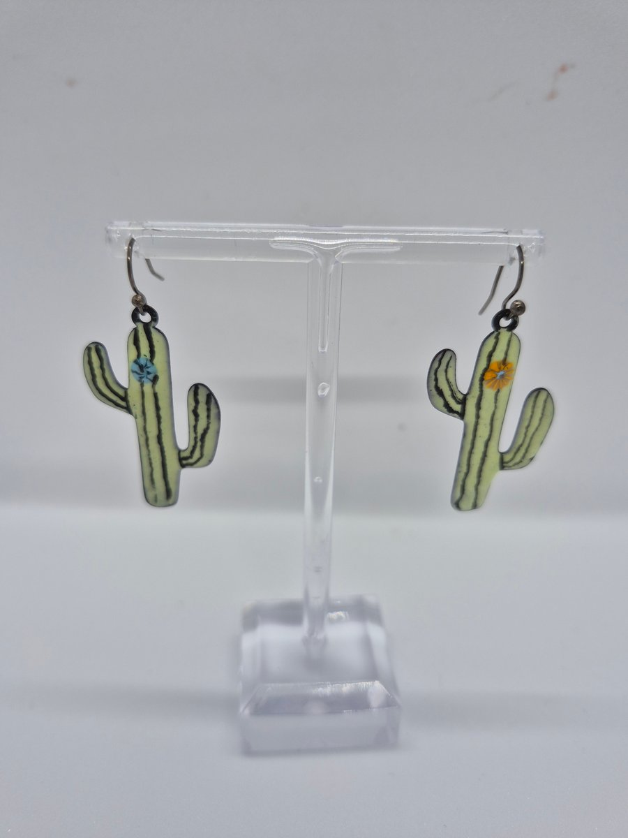 Cactus earrings