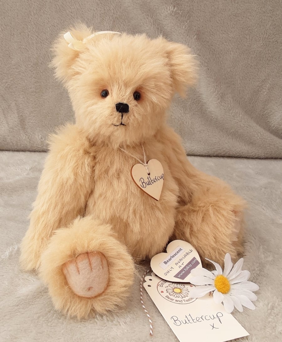 RESERVED FOR TRACEY..Alpaca mohair bear, luxury bear by Bearlescent 