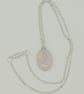 Handcrafted Wire Wrapped Rose Quartz,Minimalist,Single Bead pendant,gift for her - Image 3